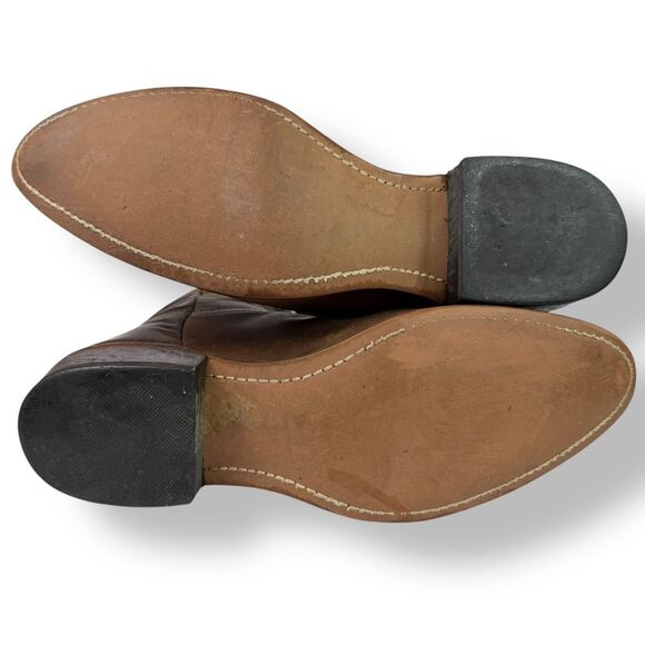 Durango Western Cowboy Boots Crumpled Distressed Soft Brown Leather Men’s 11 D - Picture 11 of 11